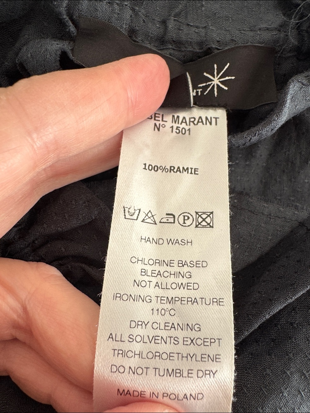 Isabel Marant Ruffle Tie-Shoulder Women’s Top - Picture 3 of 16
